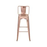 Banqueta Metal Rose Gold