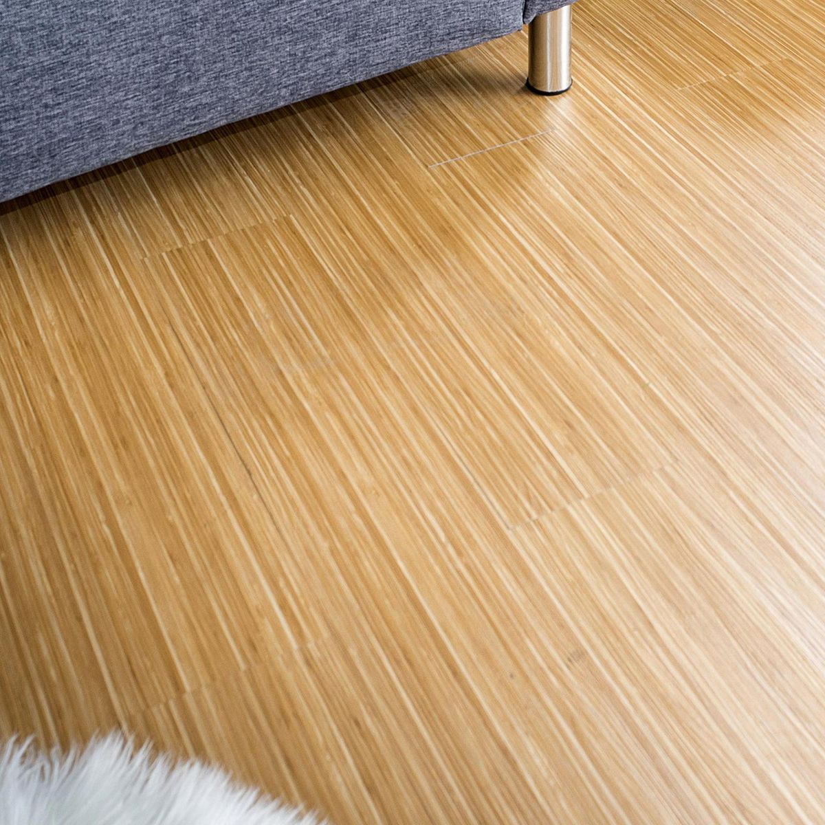 Piso Vinilico Lvt Cola Bambu Bege 2mm 15,7x94,2cm Caixa com 2,96m² Holztek, marca Holztek - Foto 2