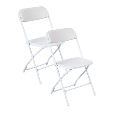 Combo com 2 Cadeiras Dobravel Branco