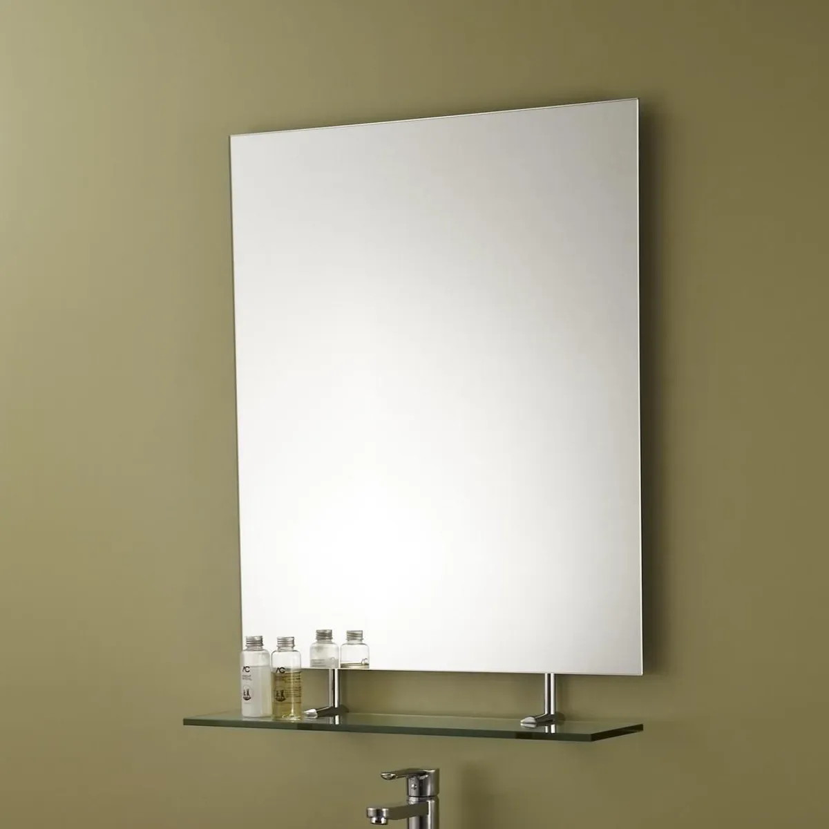 Espelho com Prateleira de Vidro 100x80, marca Sensi Dacqua - Foto 2