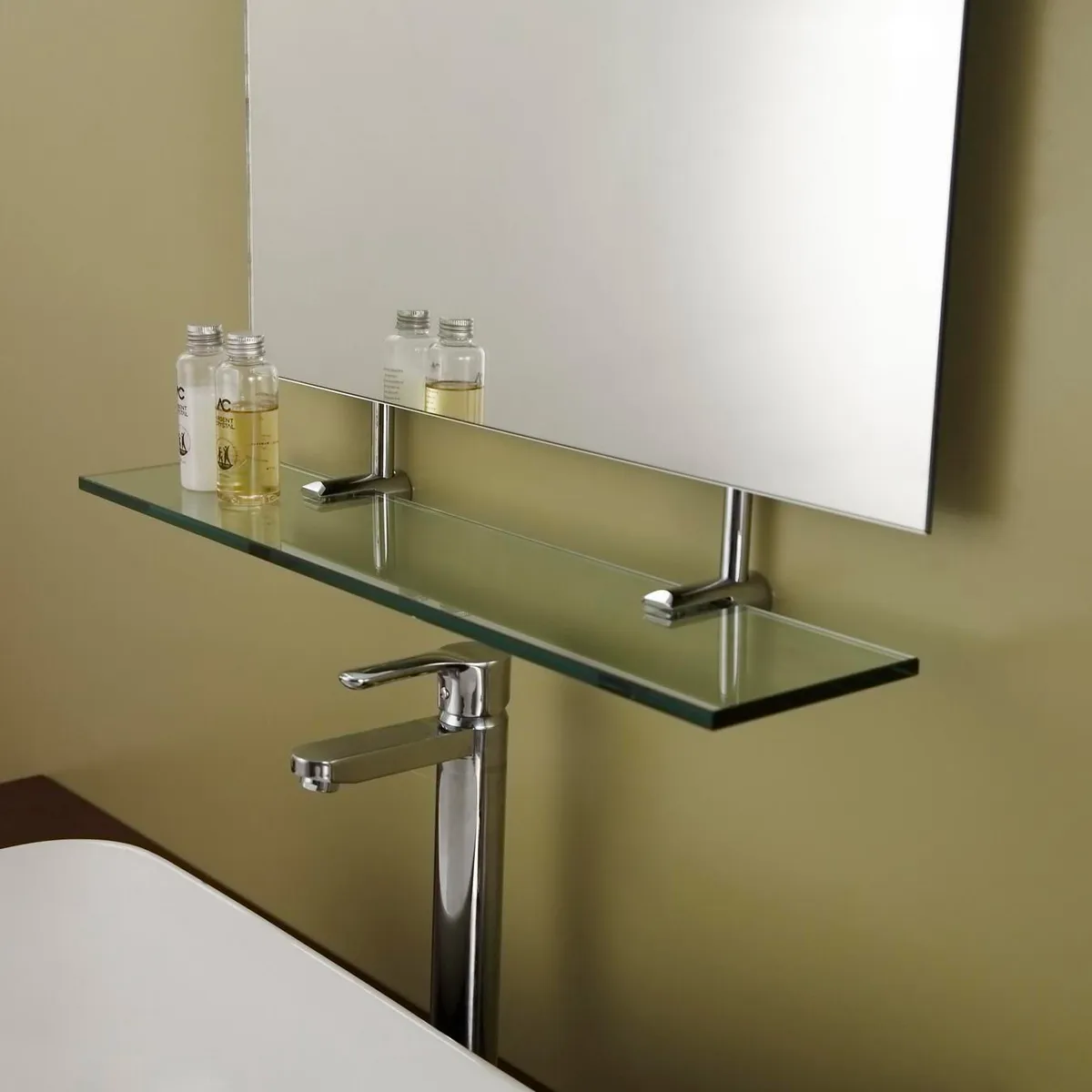 Espelho com Prateleira de Vidro 100x80, marca Sensi Dacqua - Foto Principal