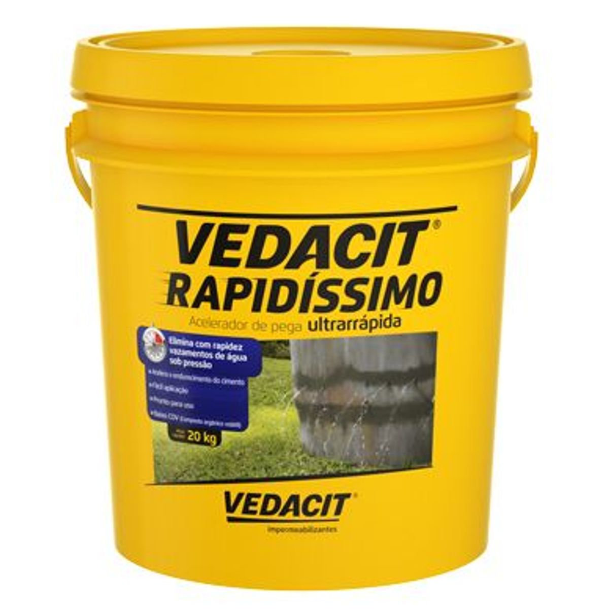 Vedacit Aditivo Acelerador Ultra Rápido 20kg Vedacit, marca Vedacit - Foto Principal