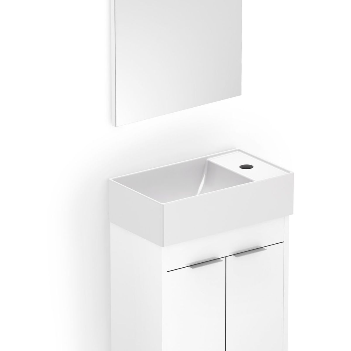 Kit Saveiro com 2 Portas 40x22cm Branco, marca Celite - Foto 2