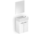 Kit Saveiro com 2 Portas 40x22cm Branco