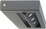 Arandela de Parede 7,5W 3,7cm Cinza