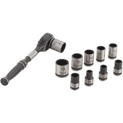 Conjunto de Soquete Universal 3/8' com 11 Peças