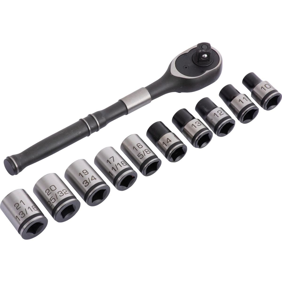 Conjunto de Soquetes Universais 1/2' 13mm com 11 Peças, marca Ubermann - Foto 2