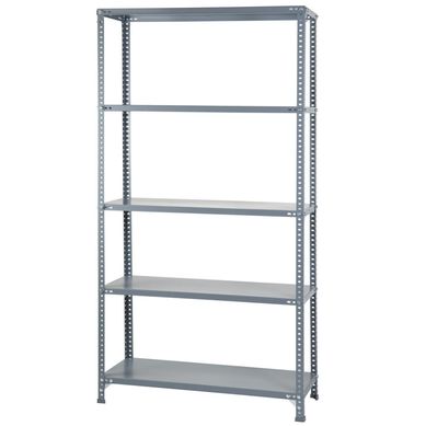 Estante Mega 5 Prateleiras 100x200x40cm Cinza