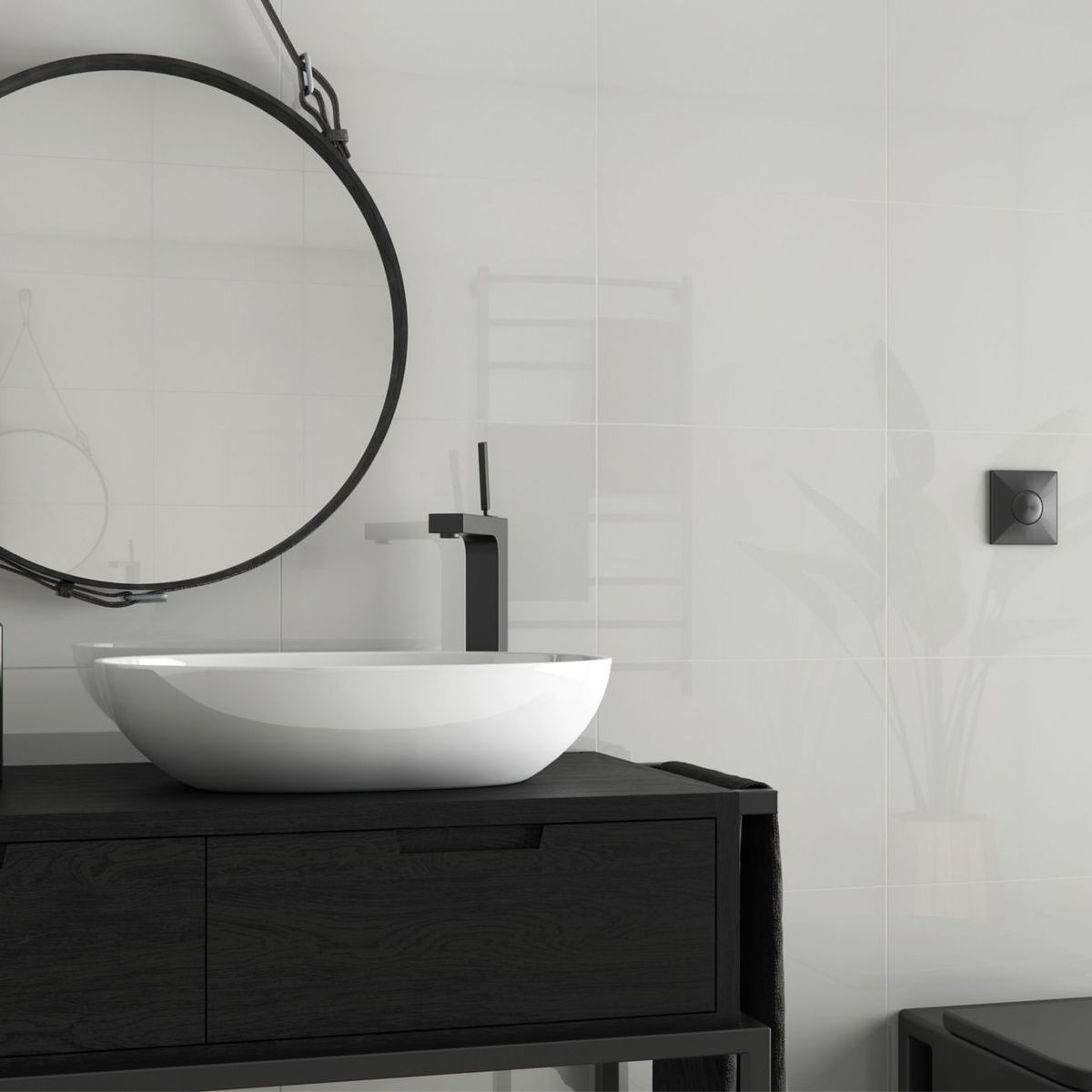Revestimento Forma Slim 33,5x60cm Caixa 2,41m² Branco Eliane, marca Eliane - Foto 2