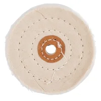 Roda De Polimento 4" Branco Bauker