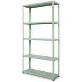 Estante de Metal com 5 Prateleiras 175x90x30cm Verde