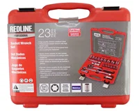 Jogo De Chave E Soquete 1/2" Com 23 Peças Preto E Vermelho Redline