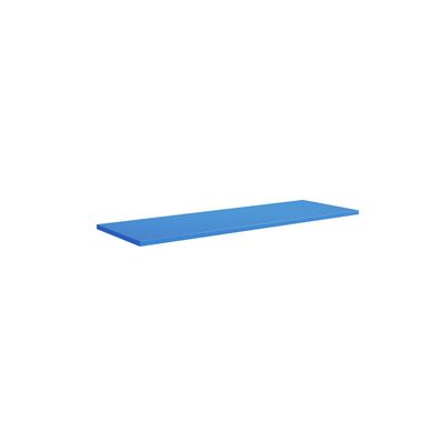 Prateleira com Suporte 25x90x1,5cm Azul