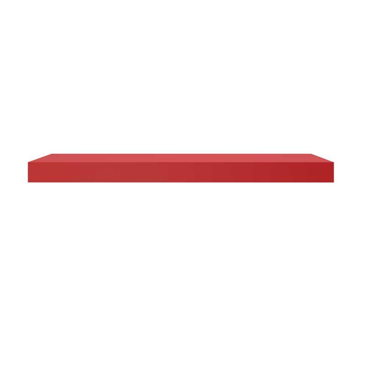 Prateleira com Suporte 25x60x4,0cm Vermelho, marca Just Home Collection - Foto Principal