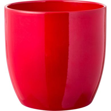 Vaso Cermico Basel 19cm Vemelho