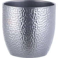 Vaso Cerâmico Basel 24cm Prata