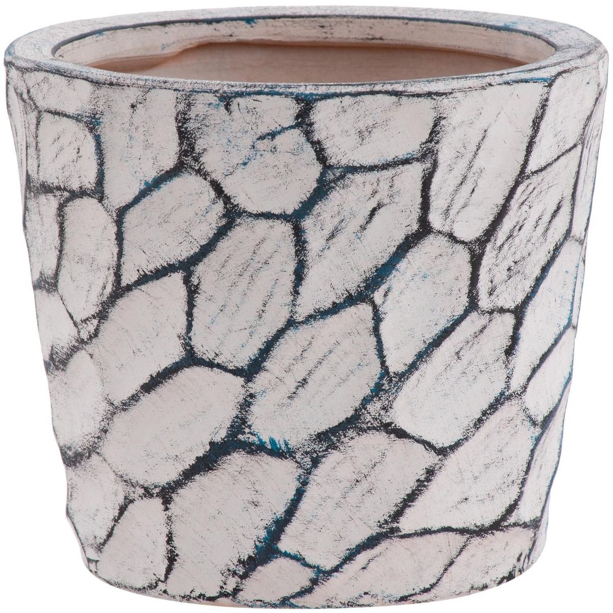Vaso de Flores em Cerâmica 13x15cm Cinza, marca Just Home Collection - Foto Principal