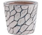 Vaso de Flores em Cerâmica 13x15cm Cinza