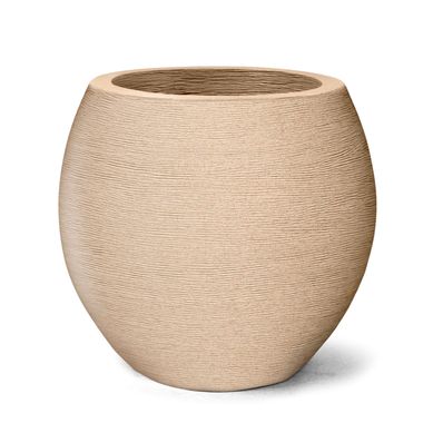 Vaso Grafiato Oval 32 Areia