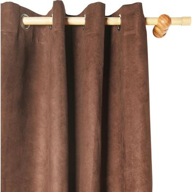 Cortina Suede 140x220cm Chocolate