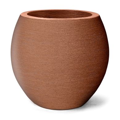 Vaso Grafiato Oval 42 Ferrugem