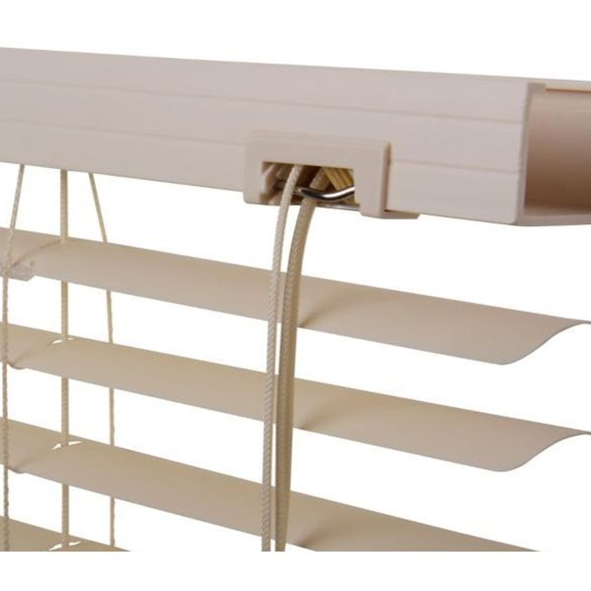 Persiana de PVC 180x180cm Bege, marca Just Home Collection - Foto 2