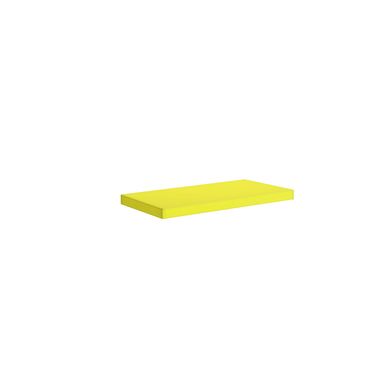 Prateleira com Suporte 25x60x4,0cm Amarelo