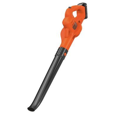 Soprador de Folhas sem Fio 20V Ltio Ion Laranja e Preto Black+Decker