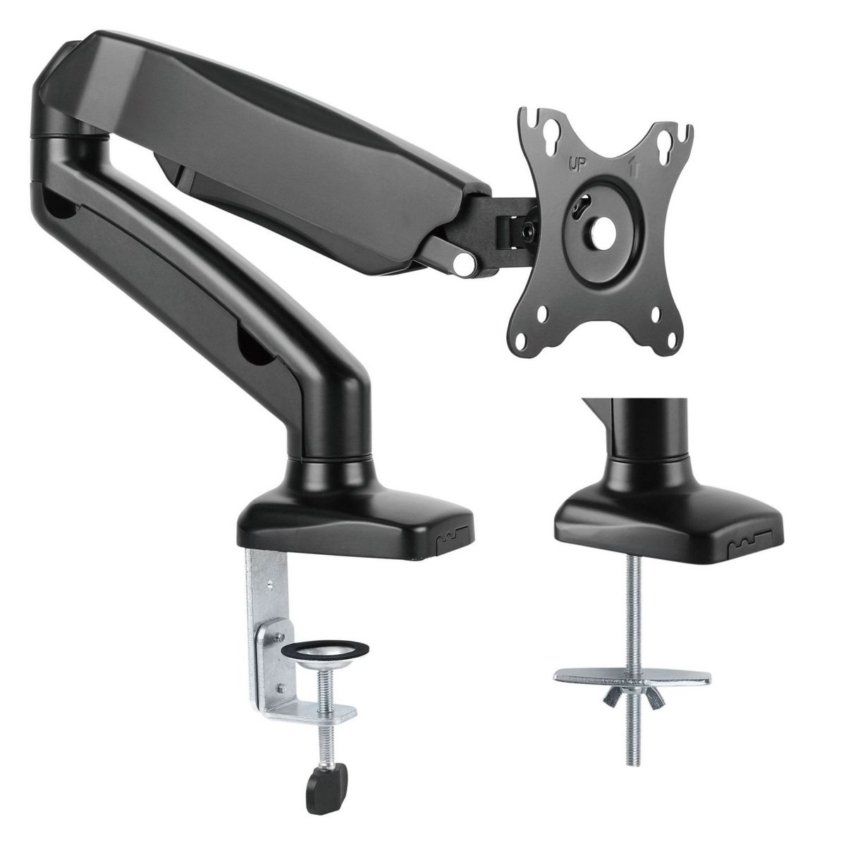 Suporte de Mesa para Monitor 13" a 27" Preto, marca Dairu - Foto Principal