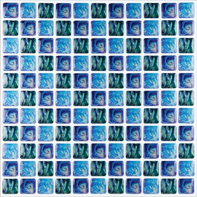 Pastilha de PVC Adesivo Azul Oceano 30x30cm