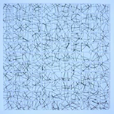 Pastilha de Vidro Riscado Branco 29,5x29,5cm