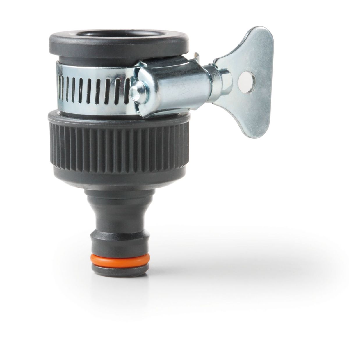 Adaptador Engate Rápido para Torneira com Abraçadeira Preto, marca GF Kadox - Foto Principal
