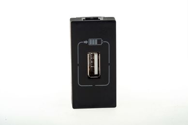 mdulo Carregador Usb 1,5A Pialplus+ Preto Bivolt