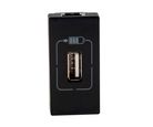módulo Carregador Usb 1,5A Pialplus+ Preto Bivolt