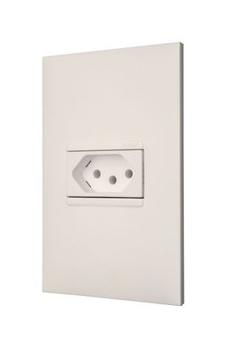 Conjunto Tomada 4X2 10A Pialplus+ Branco