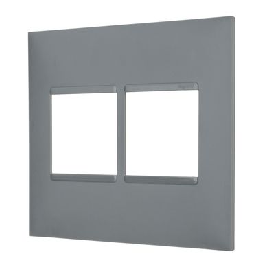 Placa Pialplus+ Cinza 4x4 4 Postos Legrand