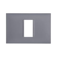 Placa Pialplus+ Cinza 4X2 1 Posto