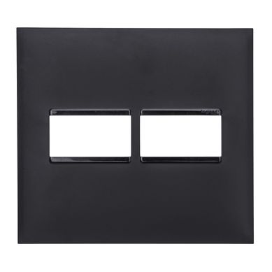 Placa Pialplus+ Preto 4X4 2 Postos