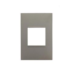Placa Pialplus+ Cinza 4X2 2 Postos