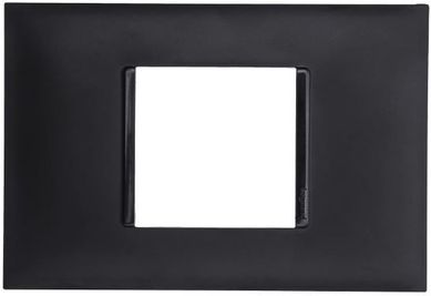 Placa Pialplus+ Preto 4X2 2 Postos