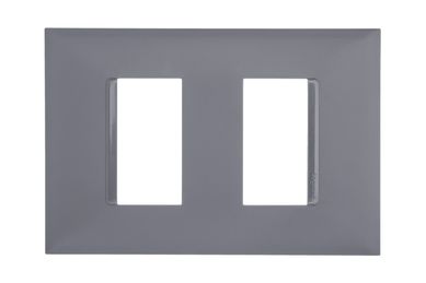 Placa Pialplus+ Cinza 4X2 2 Postos