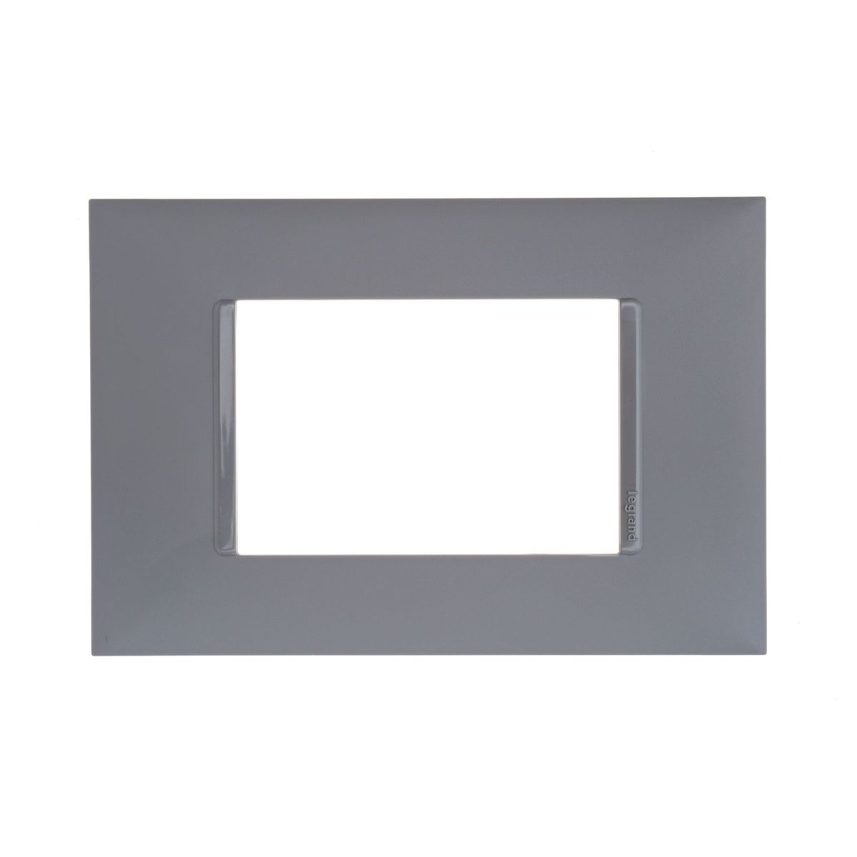 Placa Pialplus+ Cinza 4X2 3 Postos, marca Legrand - Foto Principal