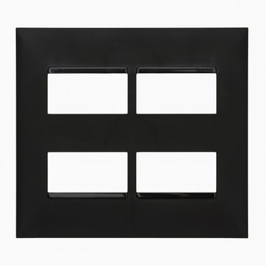 Placa Pialplus+ Preto 4X4 4 Postos