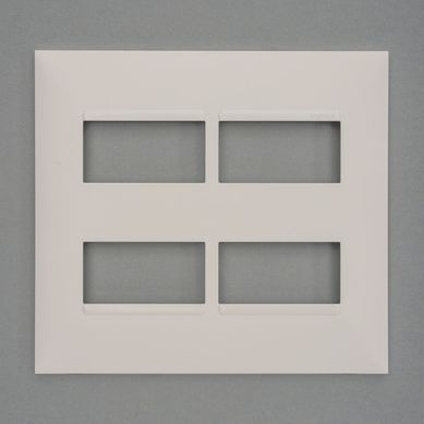 Placa Pialplus+ Branca 4X4 4 Postos
