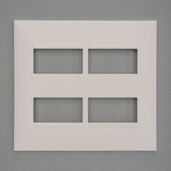 Placa Pialplus+ Branca 4X4 4 Postos
