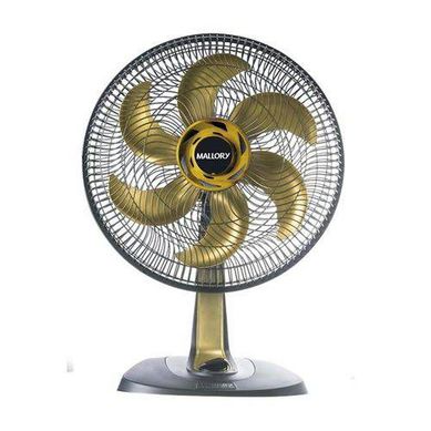 Ventilador de Mesa 40cm 6ps TS40+, Preto e Dourado, 220V