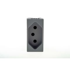 Módulo Tomada 10A Pialplus+ Cinza Bivolt