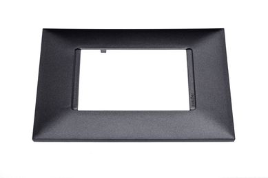 Placa Pialplus+ Preto Onix 4X2 3 Postos