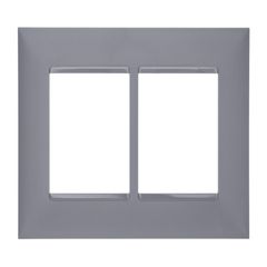 Placa Pialplus+ Cinza 4X4 6 Postos