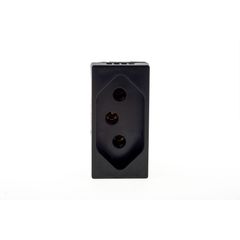 módulo Tomada 20A Pialplus+ Preto Bivolt